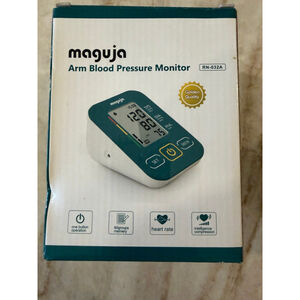 Unisex maguja Arm Blood Pressure Monitor One Size White Teal